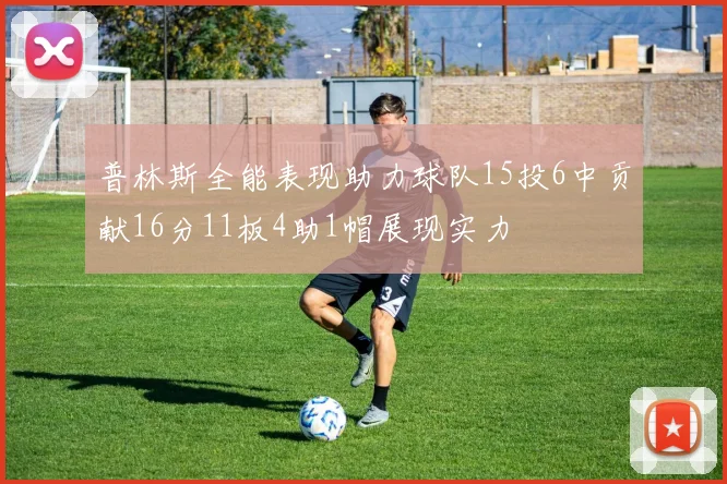 普林斯全能表现助力球队15投6中贡献16分11板4助1帽展现实力